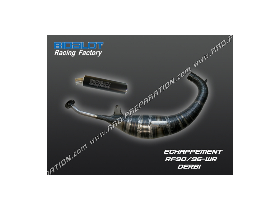 Escape BIDALOT Racing Factory RF90/96-WR paso bajo para DERBI 50cc SENDA, SM, X-TREM, DRD, GPR ...