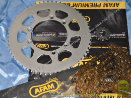 Kit chaine AFAM 420 11x58 pour mécaboite 50cc FANTIC SM, ENDURO 