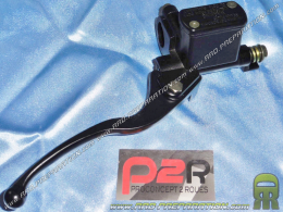 Front right brake master cylinder with P2R brake light switch universal mounting (mécaboite, motorcycle, scooter, etc.)