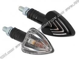 BLACKWAY PANTORA turn signals black, transparent homologated