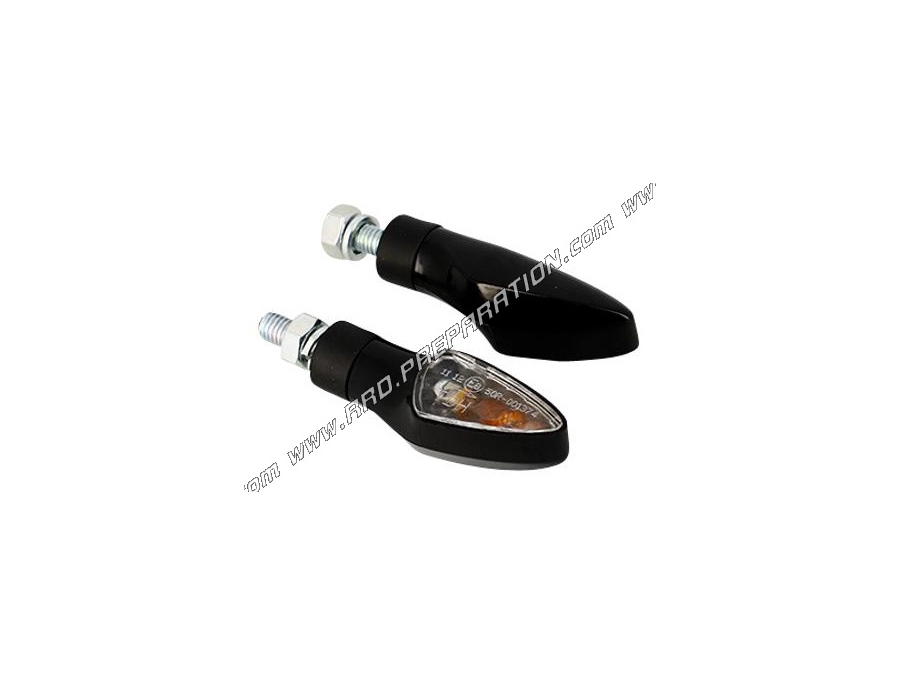 Intermitentes BLACKWAY TARIS negros 10w homologados Intermitentes BLACKWAY TARIS negros 10w homologados