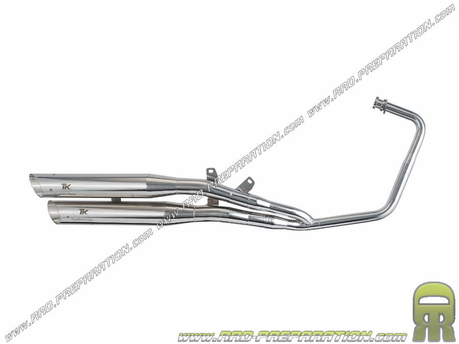 TURBOKIT TK CUSTOM exhaust line for YAMAHA XVS 650 DRAG STAR from 2003 to 2013