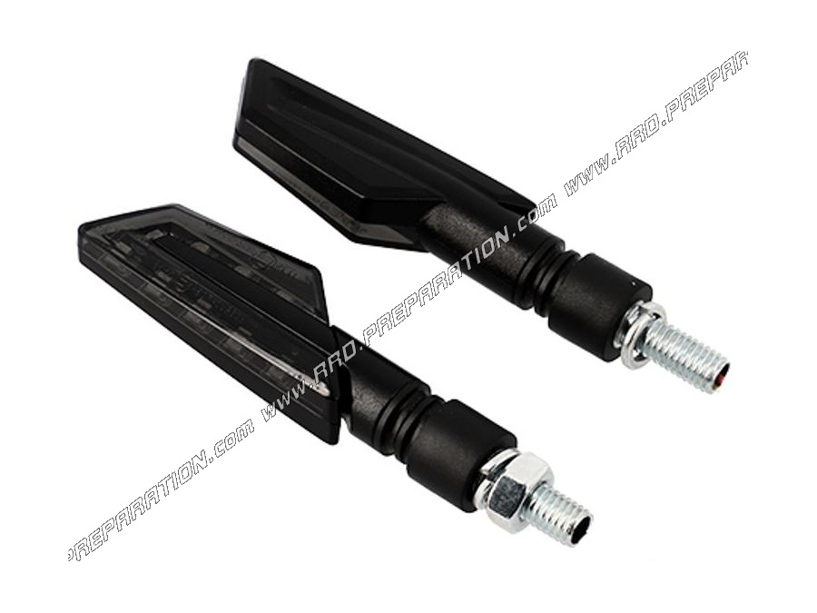 BLACKWAY PEGASE black smoked led indicators approved