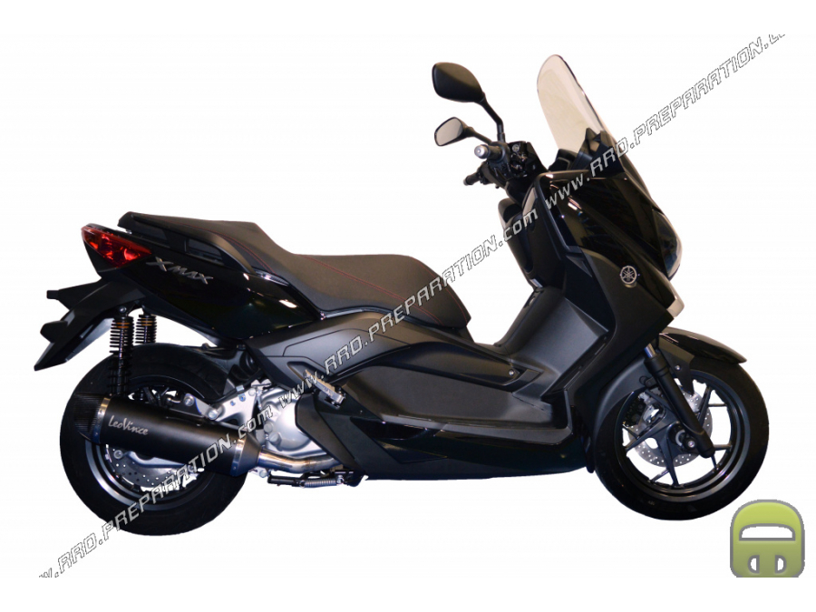 Escape LEOVINCE NERO para Maxi-Scooter YAMAHA X-MAX 250 carburador / inyección 2006 - 2016