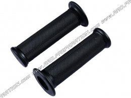 handlebar grips, coatings TUN 'R transparent with red tip