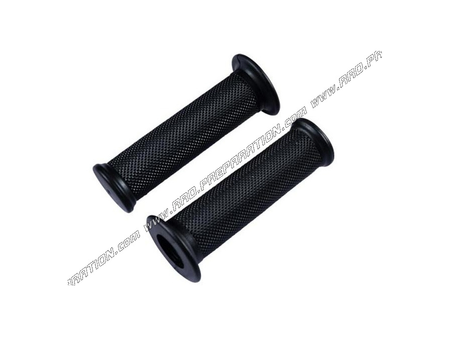 handlebar grips, coatings TUN 'R transparent with red tip