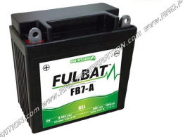 Batería de alto rendimiento FULBAT FB7-A 12v 8Ah (gel libre de mantenimiento) para moto, mécaboite, scooter...