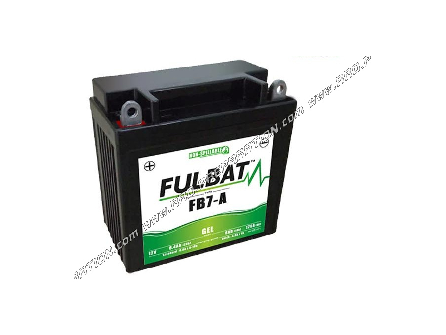 High performance battery FULBAT SLA YTX4L-BS 12v 4Ah (maintenance free gel) for motorbike, mécaboite, scooters ...