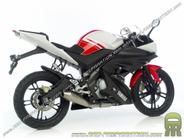 Pot d'échappement LEOVINCE GP STYLE pour moto YAMAHA YZF-R 125 de 2008 à 2013 4 temps