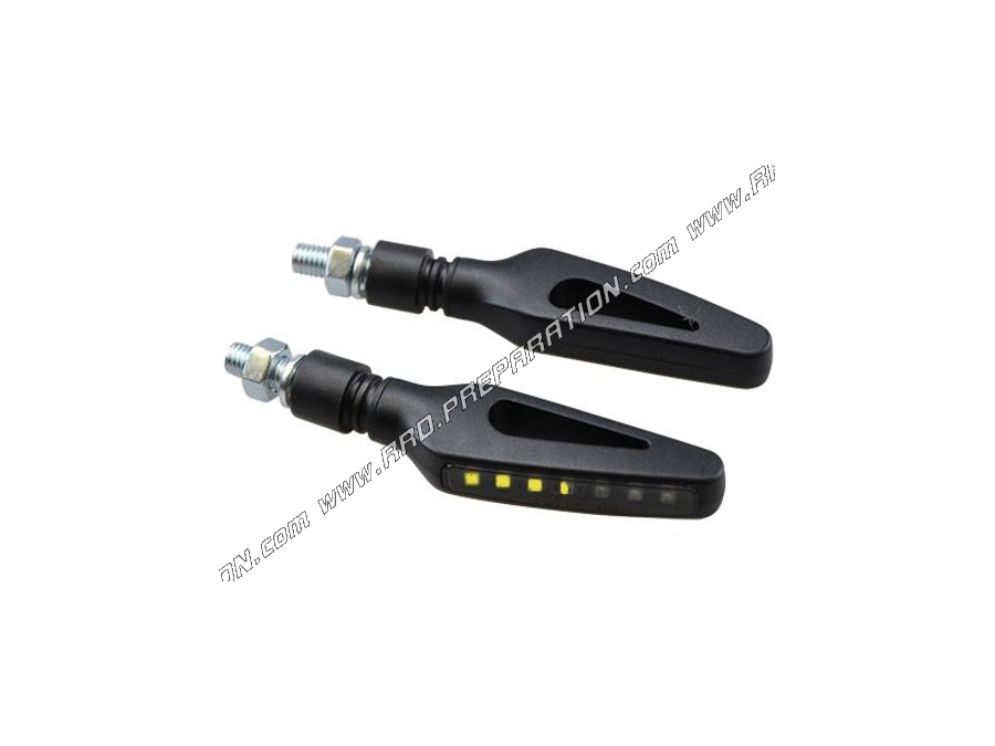 BLACKWAY SUPERNOVA black smoke sequential LED indicators with approved position light