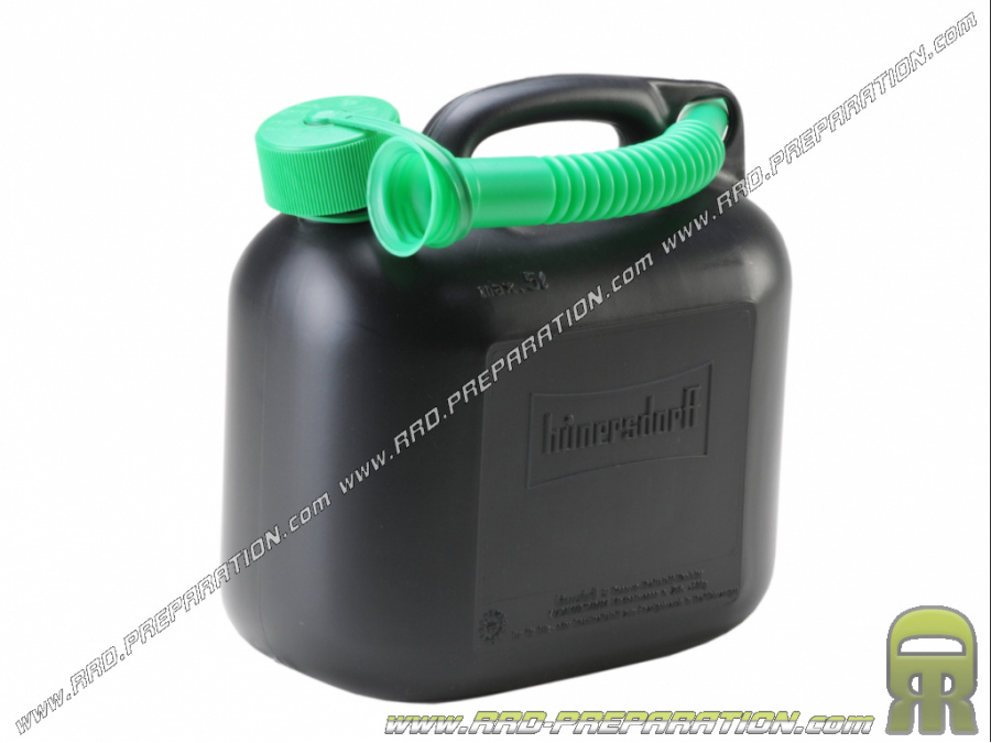 Jerrycan HÜNERSDORFF CLASSIC bidon plastique noir 5L