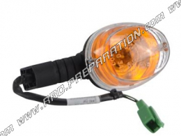 YAMAHA black / orange rear left turn signal approved for MBK BOOSTER and YAMAHA BW'S scooters from 2004