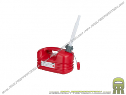 Jerrycan PRESSOL bidon plastique rouge 5L