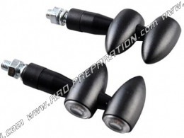 Indicators with LEDs TUN 'R DUAL integrated stop lamp black approved universal