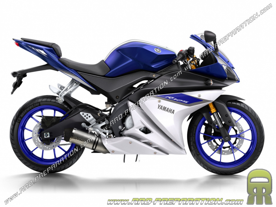 Pot d'échappement LEOVINCE LV ONE pour moto YAMAHA YZF-R 125 de 2014 à 2016 4T