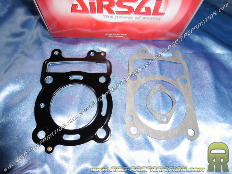 Pack juntas para kit motor alto 125cc AIRSAL Ø57mm aluminio para SYM HD 125cc, GTS 125cc, PEUGEOT SATELIS 125cc 4T euro4