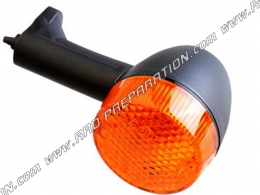 Front left or rear right indicator DERBI black / orange for mécaboite DERBI SENDA SM X-TREME from 2006 to 2012