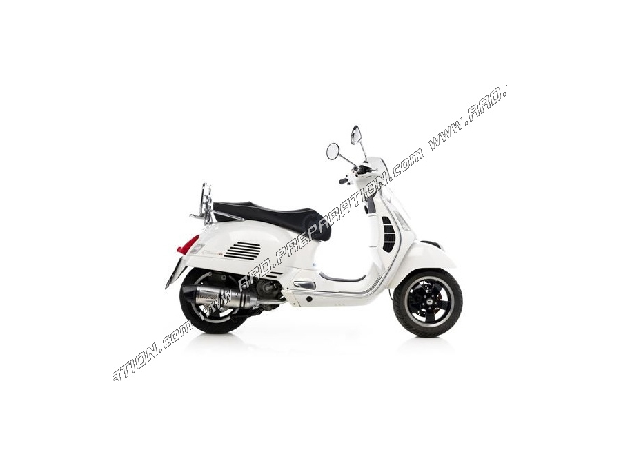 LEOVINCE LV ONE EVO exhaust silencer for Maxi-Scooter VESPA GTS 300 SUPER from 2008 to 2015