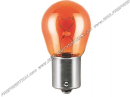 Ampoule de phare orange OSRAM pour clignotants, ergot décalé BAU15S 12V21W