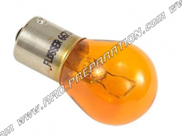 Bombilla de intermitentes FLOSSER, lámpara clip estándar BAU15S 12V21W color naranja