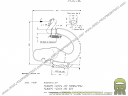 Pot d’échappement SITO pour PIAGGIO VESPA ET3, PRIMAVERA 125cc 2T