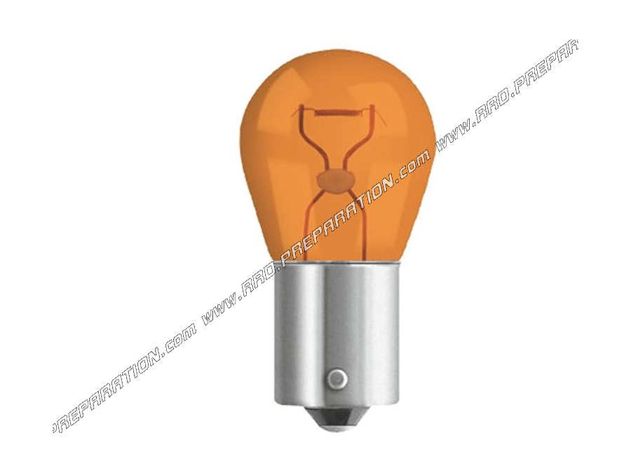 Ampoule de clignotant NEOLUX, lampe standard à clips BAU15S 12V21W couleur  orange