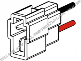 Relais / centrale clignotant GUILERA 2 fiches 12v pour scooter 50cc MBK BOOSTER, YAMAHA BW'S de 1999 à 2004