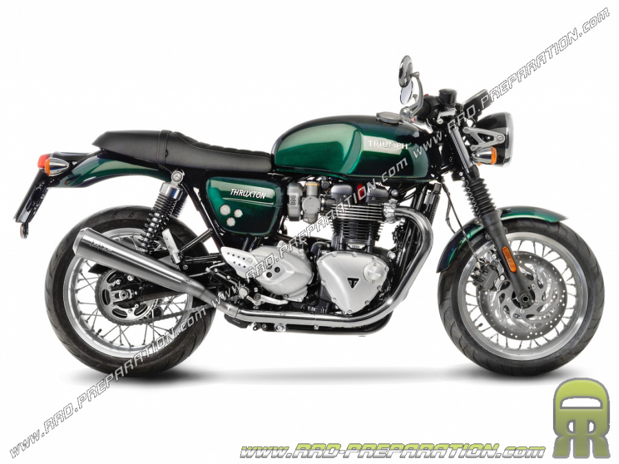 Par de silenciadores LEOVINCE CLASSIC RACER para TRIUMPH THRUXTON 1200 de 2016 a 2018