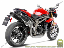 Par de silenciadores de escape LEOVINCE LV ONE EVO para TRIUMPH SPEED TRIPLE 1050 R/S de 2016 a 2017