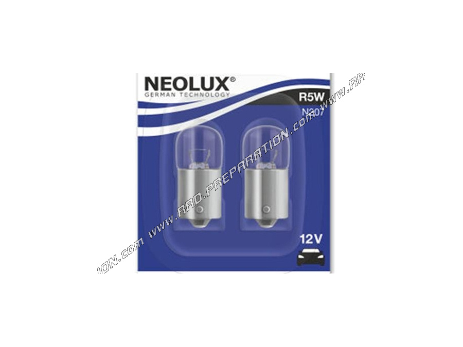 Ampoule NEOLUX feu stop / clignotants, lampe standard à clips BA15S 12V 5W R5W