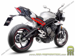 Silencieux LEOVINCE LV ONE EVO pour TRIUMPH STREET TRIPLE 765 S/SA2/R/R LRH/RS de 2017 à 2021