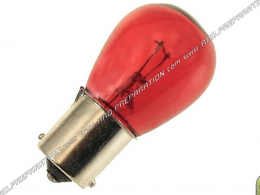 Ampoule de clignotant FLOSSER, lampe standard à clips BAW15S 12V21W couleur rouge