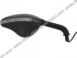 Retrovisor de carbono FAR 7102 con luz intermitente universal derecha integrada