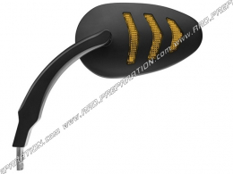 FAR 7103 carbon rear-view mirror with integrated led turn signal left universal