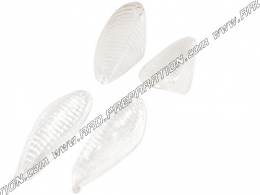 TUN 'R transparent flashing cabochons for PIAGGIO TYPHOON scooter from 2006 to 2009