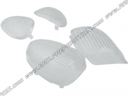 Cabochons clignotants avant et arrière transparent TUN'R pour scooter YAMAHA NEOS, MBK OVETTO