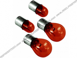 Turn signal bulb TUN 'R transparent lamp with clips BA9S 12V 21W