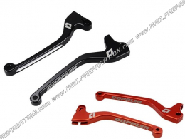 Pair of red DOPPLER brake levers for YAMAHA, MBK, BOOSTER, STUNT, ROCKET .... from 2004