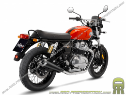 Pair of LEOVINCE CLASSIC RACER exhaust mufflers for ROYAL ENFIELD CONTINENTAL GT 650 / INTE RC EPTOR 650 from 2019 to 2020
