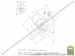 SITO exhaust for scooter PIAGGIO APE TMP 50/EUROPA/MIX/MIX KAT 50cc