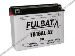 Batterie hautes performances FULBAT FB16AL-A2 12V16AH (gel sans entretien) pour moto DUCATI, YAMAHA