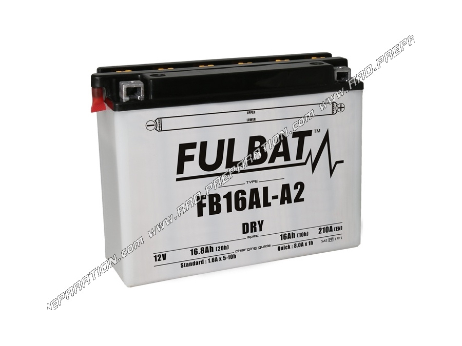 Batería de alto rendimiento FULBAT FB16AL-A2 12V16AH (gel sin mantenimiento) para motos DUCATI , YAMAHA