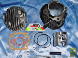 Kit motor alto Ø55mm 105cc DR Racing hierro fundido 6 transfers para scooter VESPA 50cc 2T PK, HP, XL, SPECIAL, PIAGGIO APE...