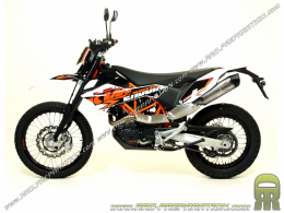 Silencieux d'échappement LEOVINCE LV ONE EVO pour KTM 690 ENDURO et HUSQVARNA 701 de 2008 à 2011