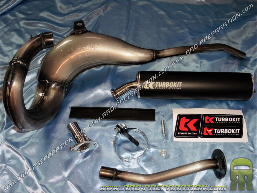 Pot d'échappement TURBOKIT TK RACING passage haut pour SUZUKI RMX, SMX, 50cc…