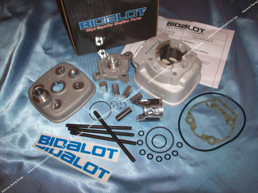 Kit 50cc high engine Ø40mm BIDALOT Racing aluminum DERBI euro 3