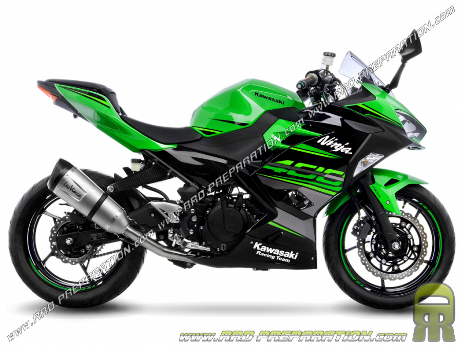 Silencieux LEOVINCE GP CORSA pour collecteur ORIGINE ou LEOVINCE pour KAWASAKI NINJA 400 et Z400 de 2018 à 2021