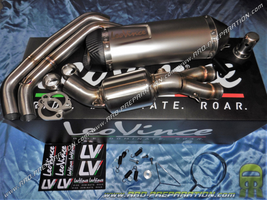 LEOVINCE LV ONE EVO complete exhaust system for YAMAHA MT-07 from 2017 to  2020