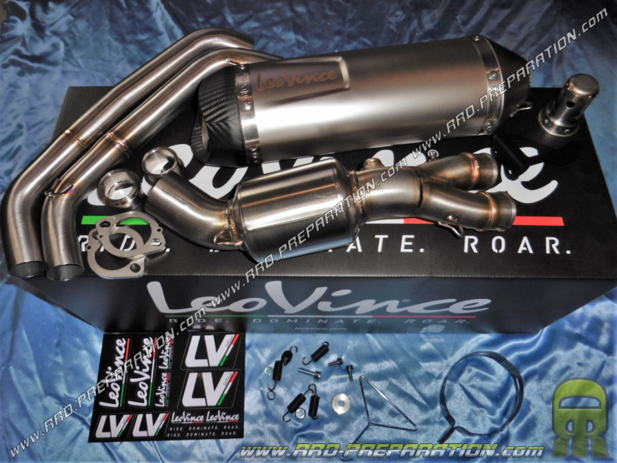 LeoVince SLIP-ON SBK LV ONE EVO Black Edition Exhaust Silencer / Exhaust  System with Approval for Yamaha Ténéré 700 : : Automotive