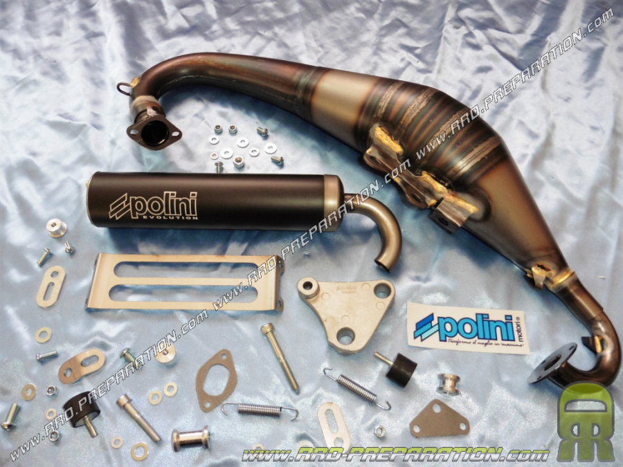 Exhaust POLINI EVOLUTION 11 70cc for scooter PIAGGIO / GILERA